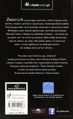 Zmierzch Wyd. Kieszonkowe - Stephenie Meyer [KSIĄŻKA]