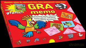 Gra Memo Zwierzęta (+ Książka "Samochodzik Franek. W Zoo" Gratis) [KSIĄŻKA]