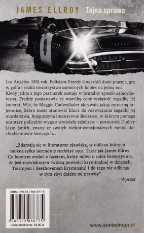 Tajna Sprawa - Ellroy James [KSIĄŻKA]