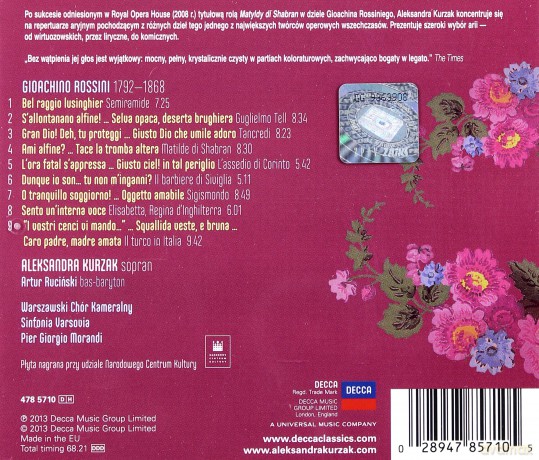 Aleksandra Kurzak: Bel Raggio (PL) [CD]