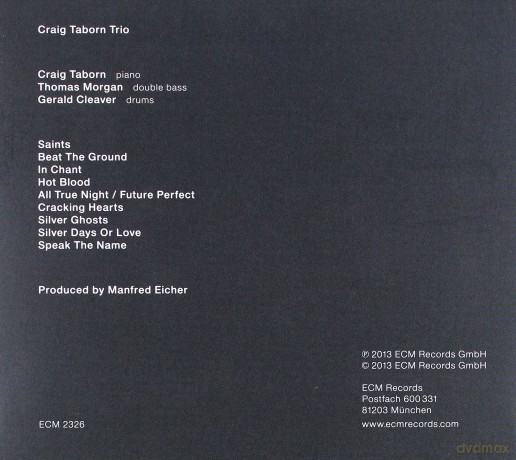 Craig Taborn: Chants [CD]