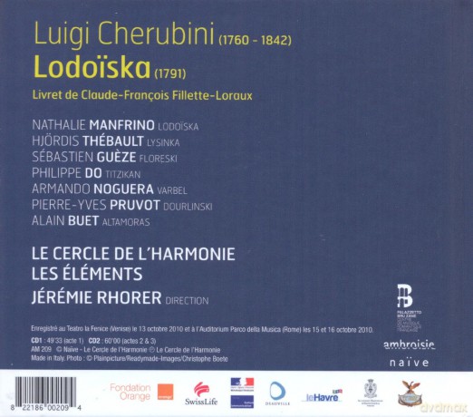Le Cercle Del L'harmonie: Charubini Ladoiska (digibook) [2CD]
