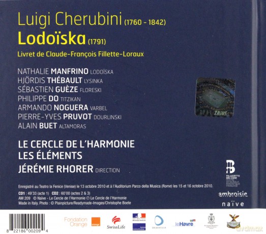 Le Cercle Del L'harmonie: Charubini Ladoiska (digibook) [2CD]