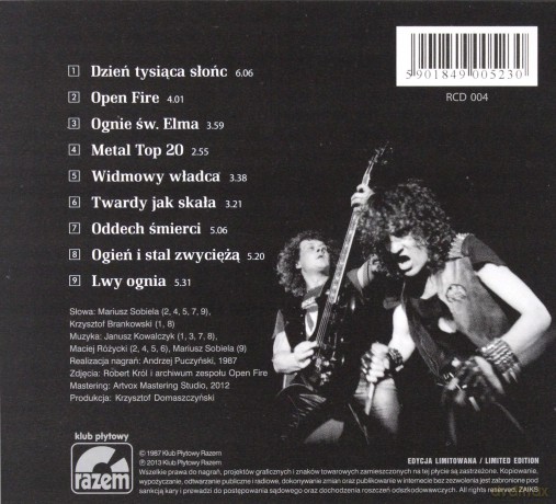 Open fire: Lwy ognia (digipack) [CD]