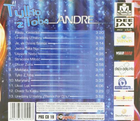 Andre: Tylko Z Tobą [CD]