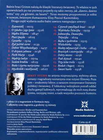 Baśnie braci Grimm cz. 2 [AUDIOBOOK][CD-MP3]