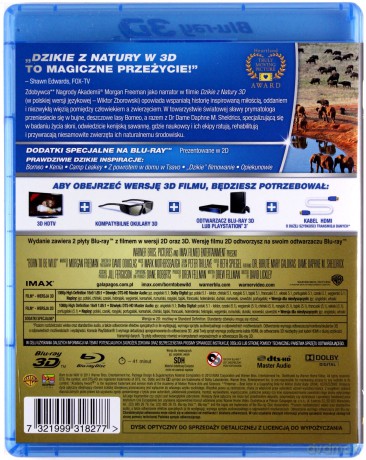 Dzikie z natury 3D [Blu-ray 3D]+[Blu-Ray]