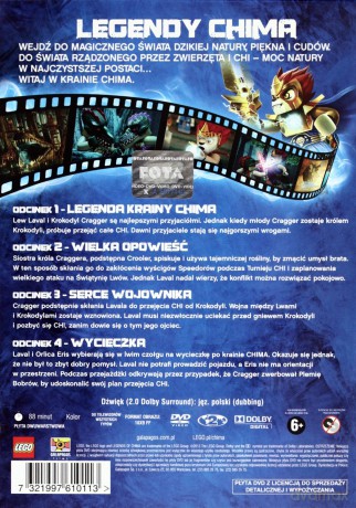 LEGO Chima część 1 (odc.1-4) [DVD]