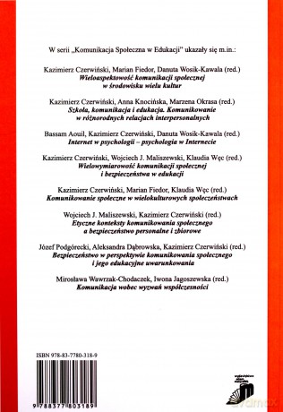 Komunikacja społeczna w i dla multikulturowości. Perspektywa edukacyjna [KSIĄŻKA]
