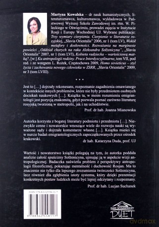 Aleksander Sołżenicyn. Homo sovieticus i człowiek sprawiedliwy - Martyna Kowalska [KSIĄŻKA]