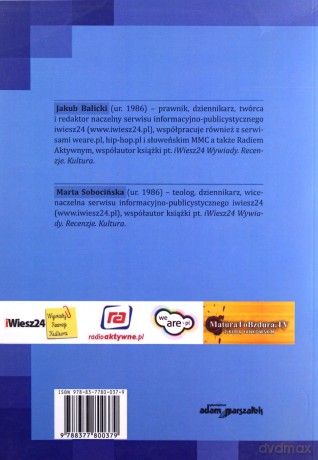 Znani z mediów o mediach i nie tylko - Jakub Balicki, Marta Sobocińska [KSIĄŻKA]
