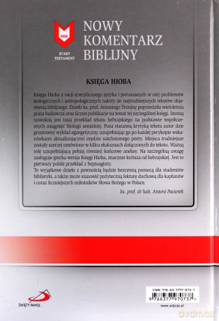 Ks. Antoni Tronina: Księga Hioba. Stary Testament. Tom XV (Twarda) [KSIĄŻKA]