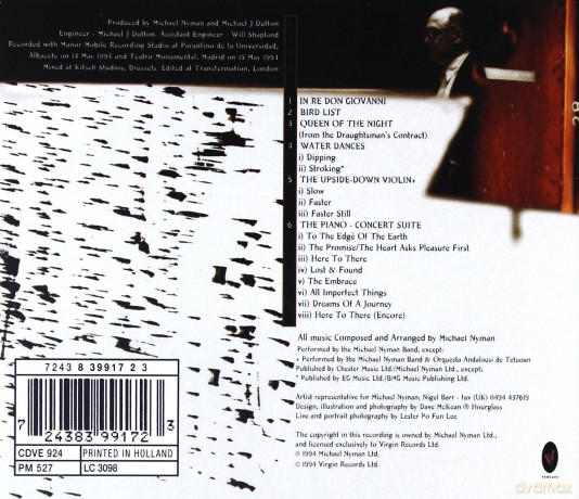 Nyman, Michael: '''live''' [CD]