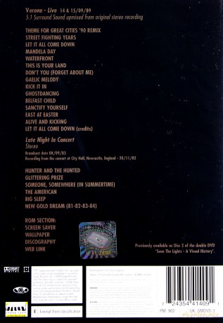 Simple Minds: Seen The Lights - Live In Verona [DVD]