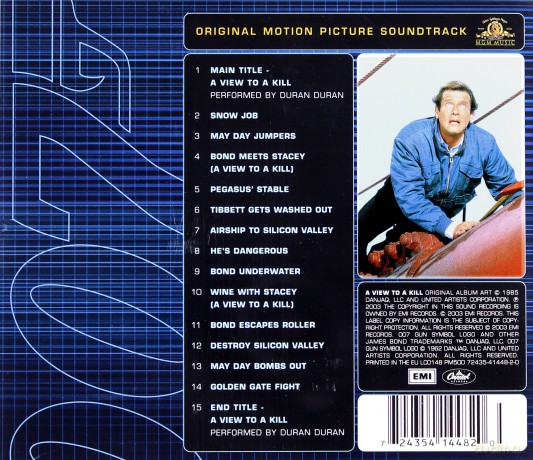 007 A View To A Kill soundtrack (Zabójczy Widok) [CD]