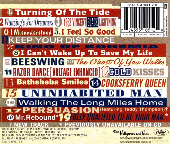 Thompson, Richard: Action Packed - The Best Of The Capitol Years [CD]