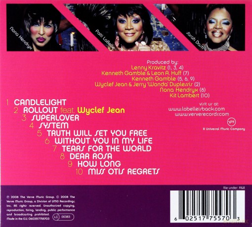 Labelle: Back To Now [CD]