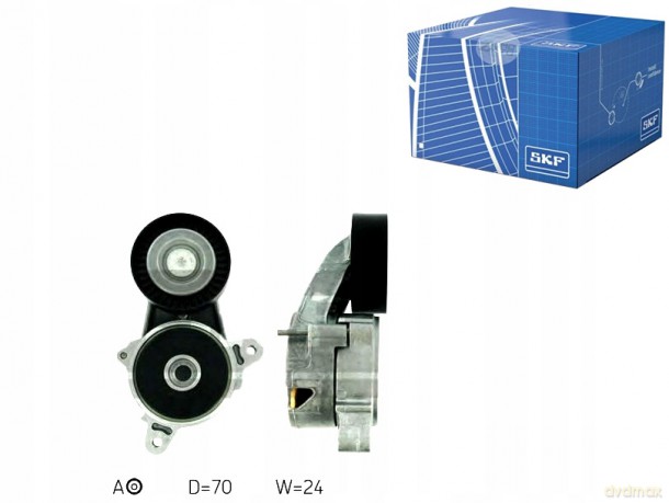 SKF VKM 65060 Rolka napinacza, pasek klinowy wielorowkowy Chrysler Mitsubishi Jeep