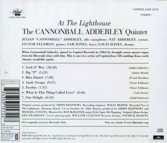 Cannonball Adderley: At The Lighthouse [CD]