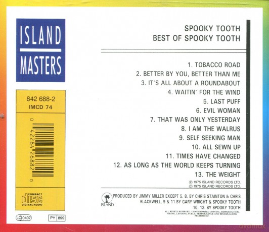 Spooky Tooth: Best Of Spooky Tooth [CD]