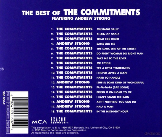 Soundtrack: Best Of The Commitments, Feat. Andrew Strong [CD]