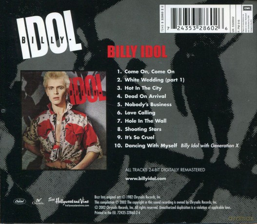 Idol, Billy: Billy Idol [CD]