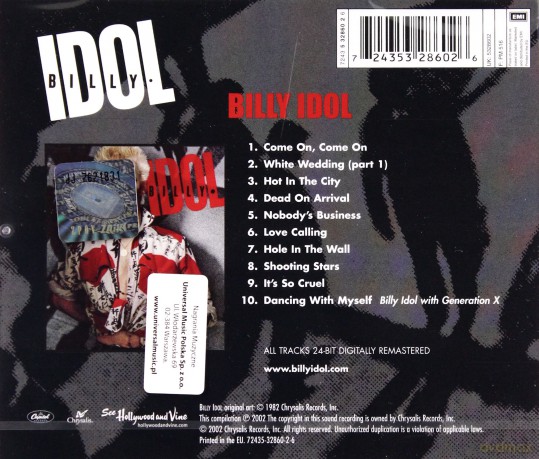 Idol, Billy: Billy Idol [CD]