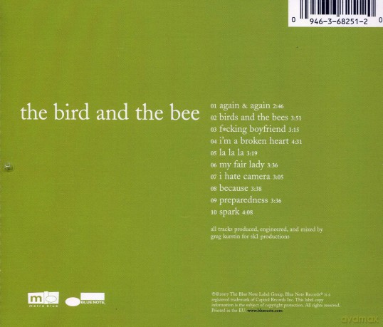 The Bird And The Bee: Birdnthebee [CD]