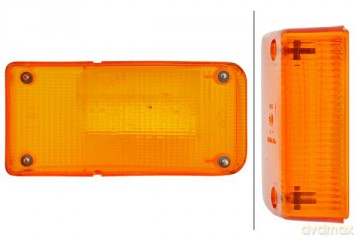 Szkło lampy, lampa kierunkowskazu Hella 9EL 111 157-001 Mercedes Volvo