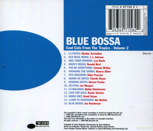 Various: Blue Bossa Vol.2 - Cool Cuts From The Tropics [CD]