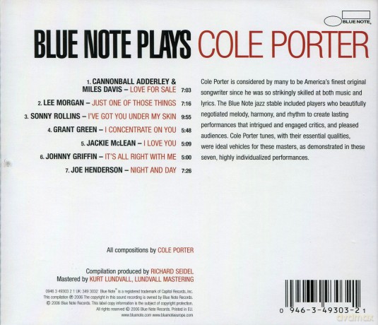 Various: Blue Note Plays Cole Porter [CD]