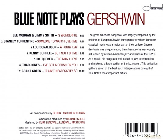 Various: Blue Note Plays Gershwin [CD]