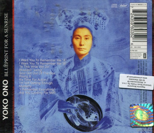 Ono, Yoko: Blueprint For A Sunrise [CD]