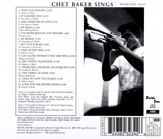 Baker, Chet: Chet Baker Sings [CD]