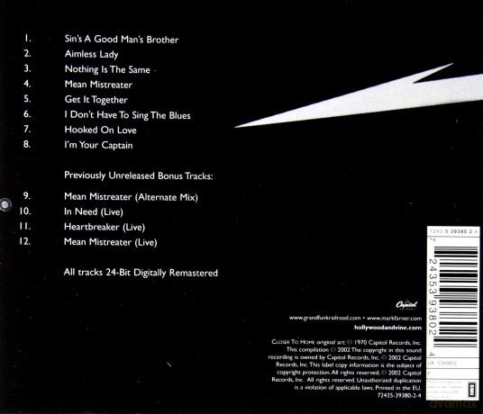 Grand Funk Railroad: Closer To Home [CD]