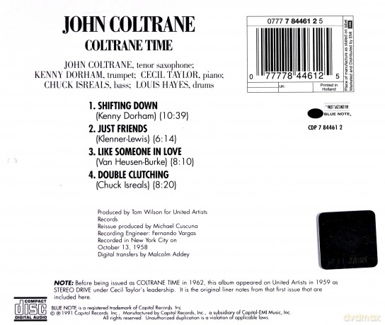 Coltrane, John: Coltrane Time [CD]