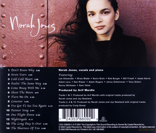 Norah Jones: Come Away With Me [CD]