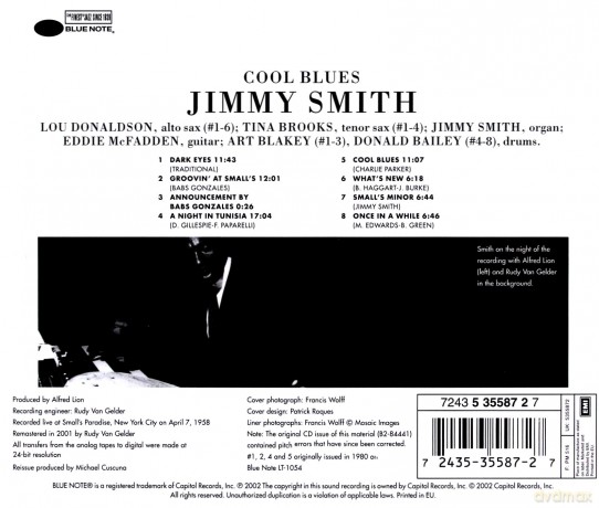 Jimmy Smith: Cool Blues [CD]