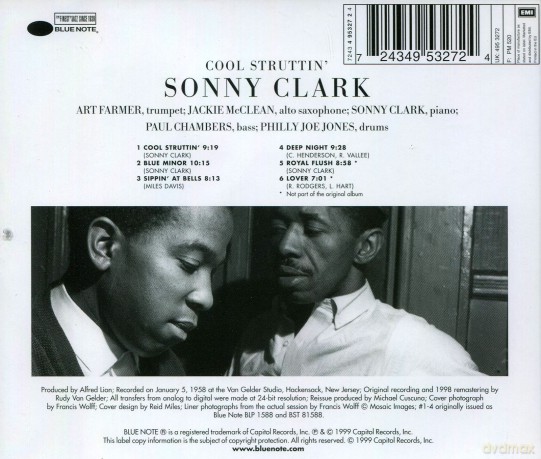 Sonny Clark: Cool Struttin` (rudy Van Gelder Remaster) [CD]