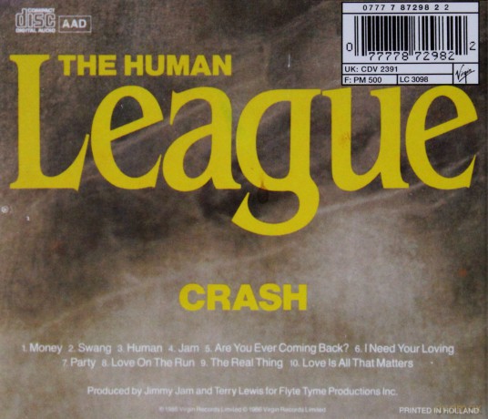 Human League: Crash [CD]