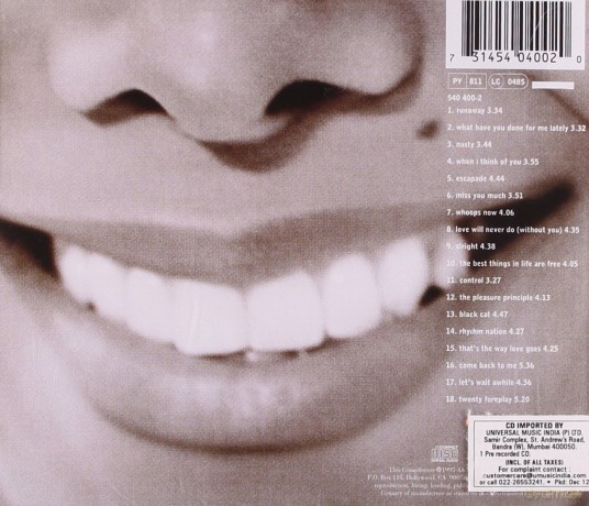 Jackson, Janet: Design Of A Decade 1986 - 1996 [CD]