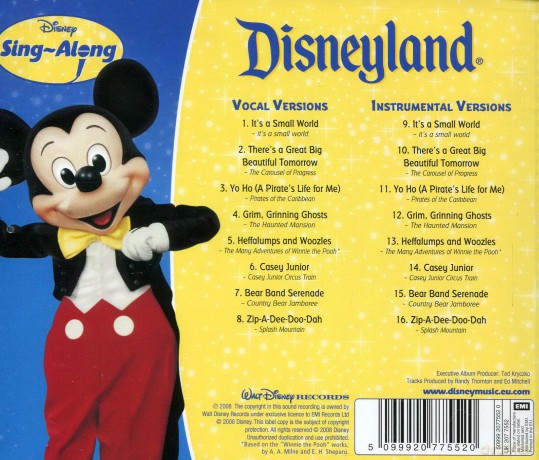 Various: Disneyland Sing-A-Long [CD]