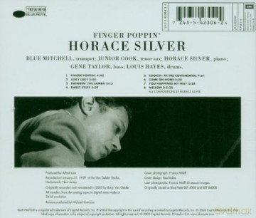 Silver, Horace: Finger Poppin' [CD]