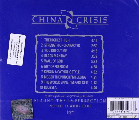 China Crisis: Flaunt The Imperfection [CD]