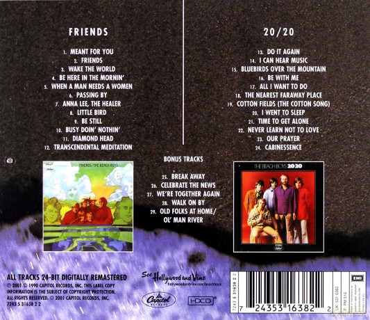 Beach Boys, The: Friends/20 20 [CD]