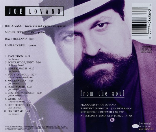 Lovano, Joe: From The Soul [CD]