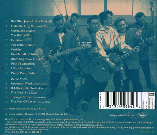 Vincent, Gene: Gene Vincent And His Blue Caps [CD]