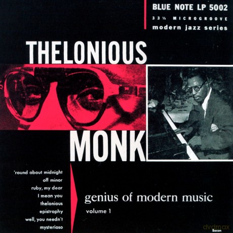 Monk, Thelonious: Genius Of Modern Music Vol 1 [CD]
