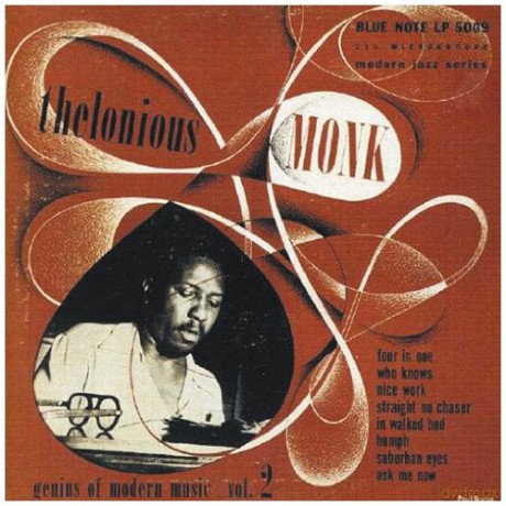 Monk, Thelonious: Genius Of Modern Music Vol 2 [CD]