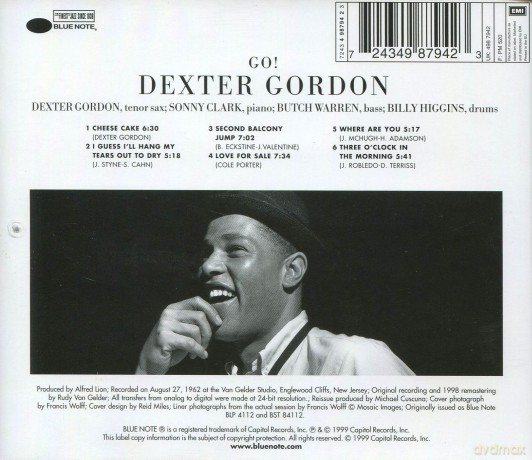 Gordon, Dexter: Go! (rudy Van Gelder Remaster) [CD]